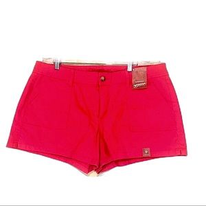 🆕 Arizona red/hot pink shorts size 17 NWT
